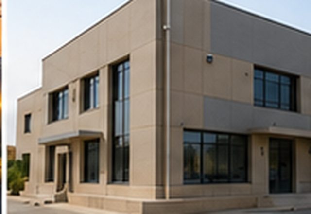 Substation control building