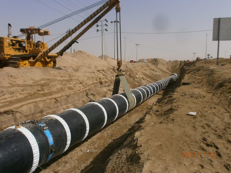 Underground utilities works