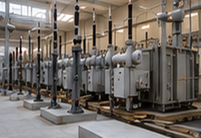 400kV GIS substation switchyard