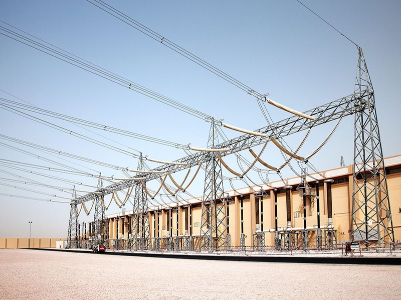 Substation internal road